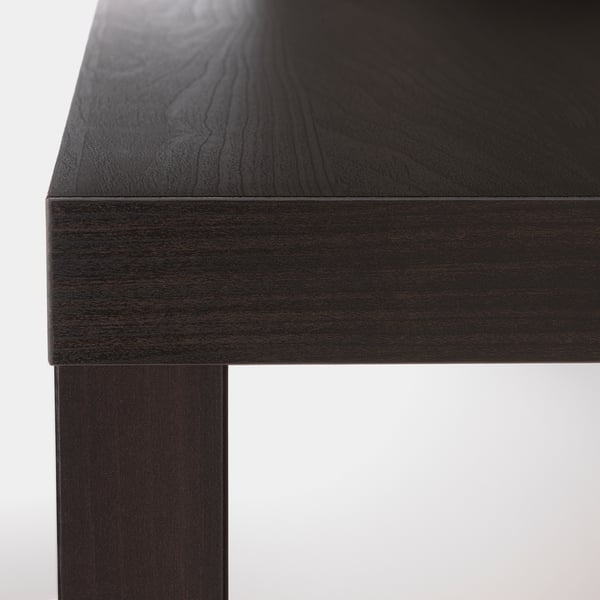 LACK Table d'appoint, brun noir, 55x55 cm