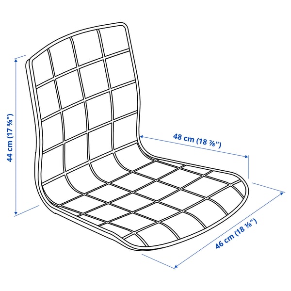 LÄKTARE Housse pour chaise, Gunnared vert clair