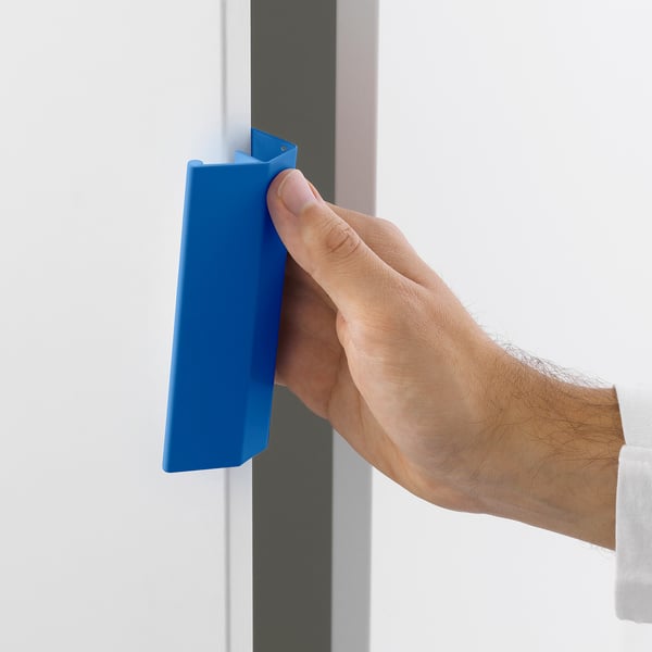 LÄTTHET Poignée, bleu, 13 cm