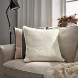LAGERPOPPEL Housse de coussin, blanc cassé, 50x50 cm
