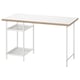 LAGKAPTEN / SPÄND Bureau, blanc/anthracite, 120x60 cm