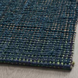 LANDBANA Tapis tissé à plat, bleu foncé, 160x230 cm