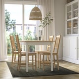 LANDBANA Tapis tissé à plat, vert foncé, 160x230 cm