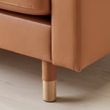 LANDSKRONA Méridienne élément complémentaire, Grann/Bomstad brun doré/bois