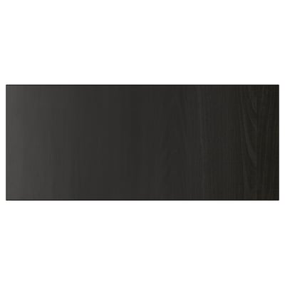 LAPPVIKEN Face de tiroir, brun noir, 60x26 cm