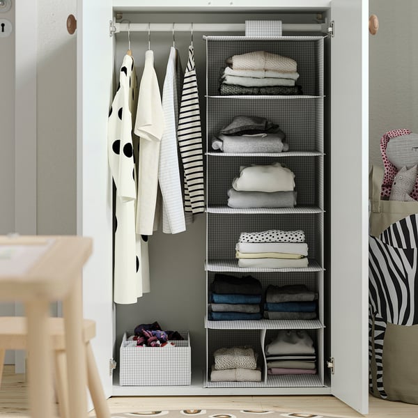 LASTARE Combinaison armoire, blanc, 60x42x100 cm