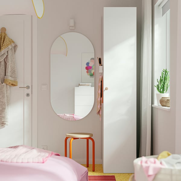 LASTARE Combinaison armoire, blanc, 40x62x200 cm