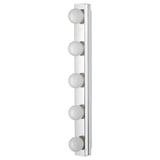 LEDSJÖ Applique à LED, acier inoxydable