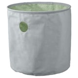 LEN Sac de rangement, à pois vert/gris clair