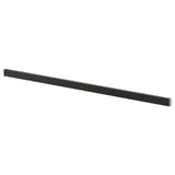 LERHYTTAN Plinthe décorative, teinté noir, 220 cm