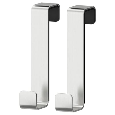 LILLÅNGEN Patère pour porte, acier inoxydable
