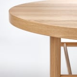 LISTERBY Table basse, plaqué chêne, 90 cm