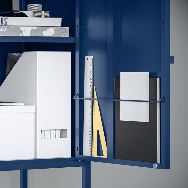 Lixhult Rangement Metal Bleu Fonce Ikea Suisse