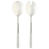 LÖFTESRIK Couverts à salade, 2 pièces, acier inoxydable, 29 cm