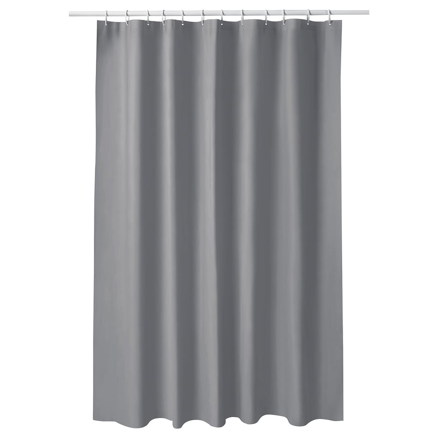 LUDDHAGTORN rideau de douche, gris, 180x200 cm IKEA Suisse