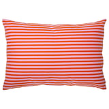 MÄVINN Housse de coussin, blanc cassé noir/motif floral, 40x58 cm