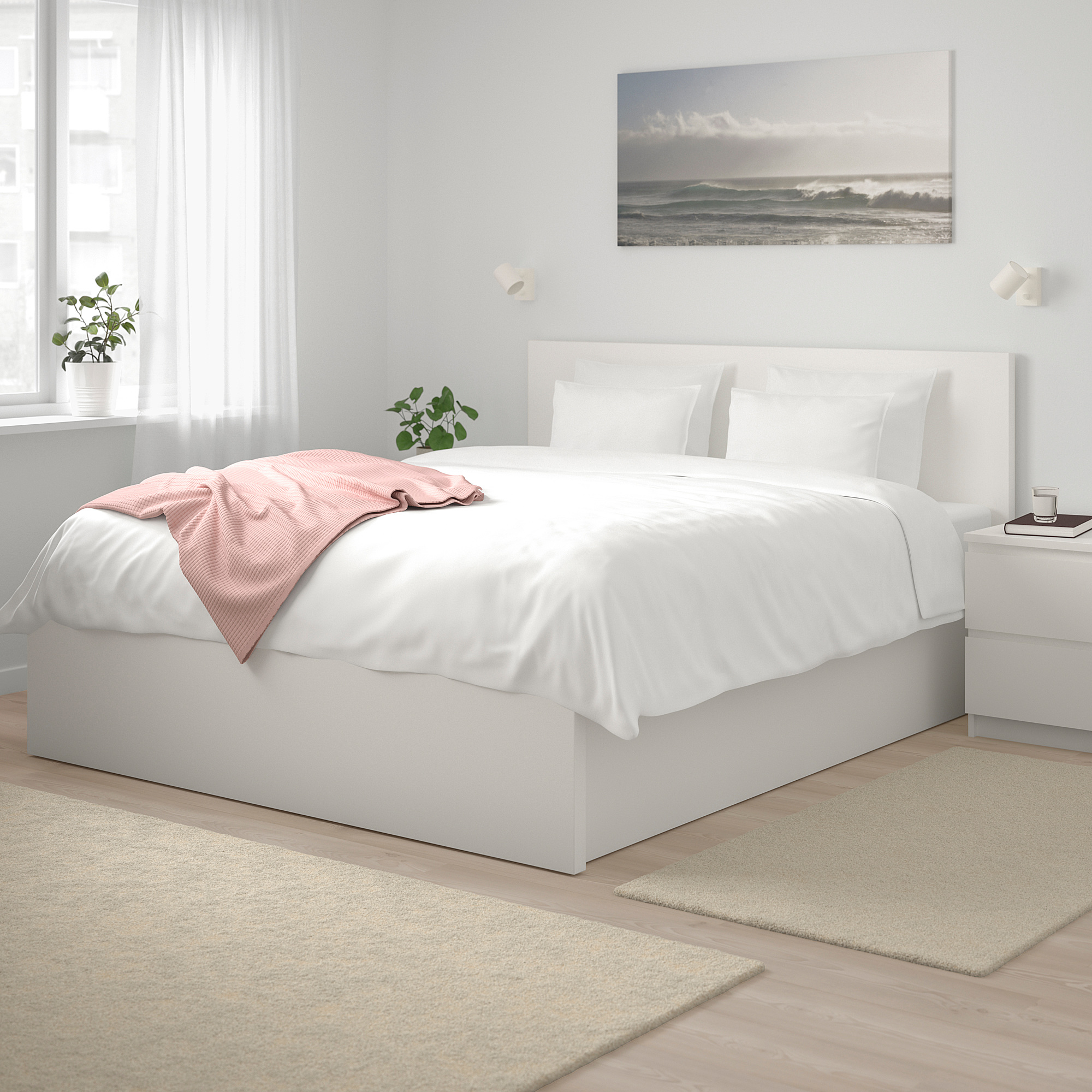 MALM Cadre lit coffre, blanc, 180x200 cm IKEA Suisse