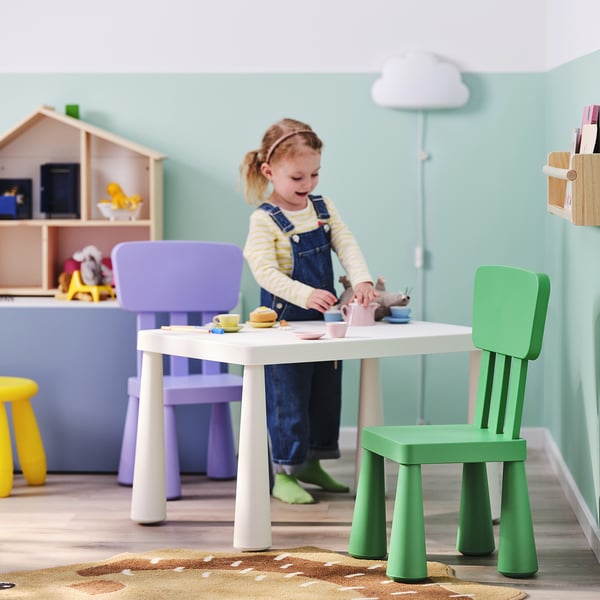 MAMMUT Chaise enfant, intérieur/extérieur/vert vif