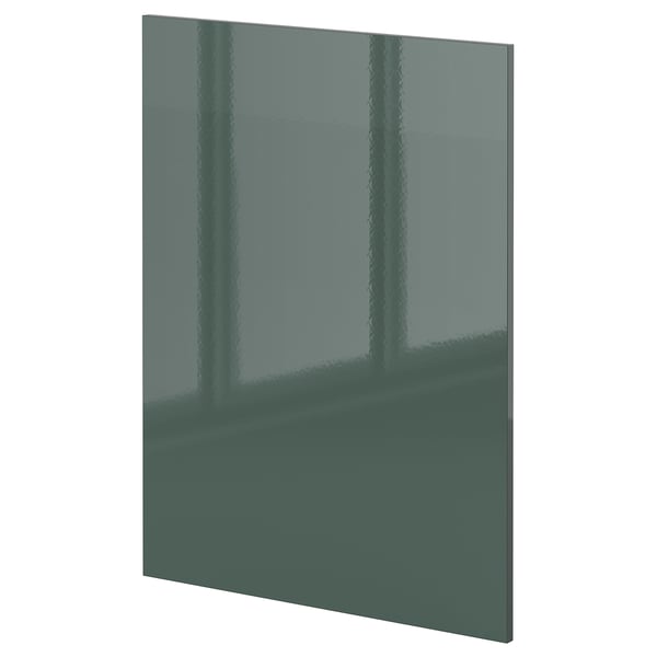 METOD 1 façade pour lave-vaisselle, Kallarp gris-vert foncé brillant, 60 cm