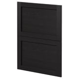 METOD 2 faces pr lave-vaisselle, Lerhyttan teinté noir, 60 cm