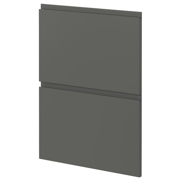 METOD 2 faces pr lave-vaisselle, Voxtorp gris foncé, 60 cm