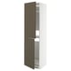 METOD Armoire pour réfrig./congélateur, blanc/Havstorp brun-beige, 60x60x220 cm