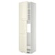 METOD Armoire réfrigérateur + 2 portes, blanc/Bodbyn blanc cassé, 60x60x220 cm