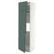 METOD Armoire réfrigérateur/congél+3ptes, blanc/Aspudden gris-vert foncé, 60x60x220 cm