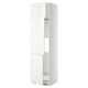 METOD Armoire réfrigérateur/congél+3ptes, blanc/Ringhult blanc, 60x60x220 cm