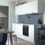 METOD Cuisine, blanc/Veddinge blanc, 246x60x207 cm