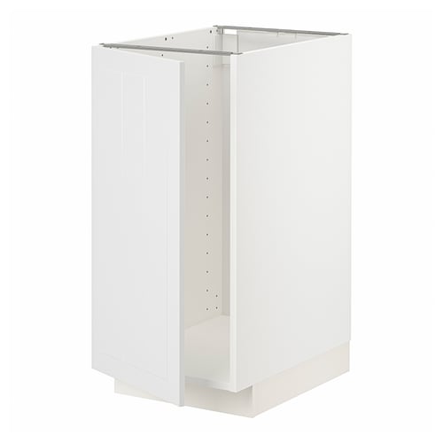 METOD Élément bas évier/tri, blanc/Stensund blanc, 40x60 cm