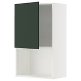 METOD Élément mural pour micro-ondes, blanc/Havstorp vert profond, 60x100 cm