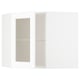 METOD Élt mur ang+tblts/pte vit, blanc Enköping/blanc effet bois, 68x60 cm
