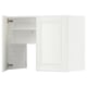 METOD Élt mur pr hotte av tabl/pte, blanc/Bodbyn blanc cassé, 80x60 cm