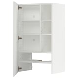 METOD Élt mur pr hotte av tabl/pte, blanc/Stensund blanc, 60x100 cm