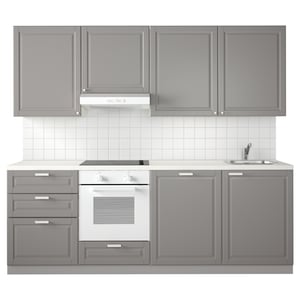 Metod Cuisine Blanc Maximera Ringhult Gris Clair Ikea