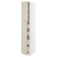 METOD / MAXIMERA Armoire 2 portes/4 tiroirs, blanc/Havstorp beige, 40x60x220 cm
