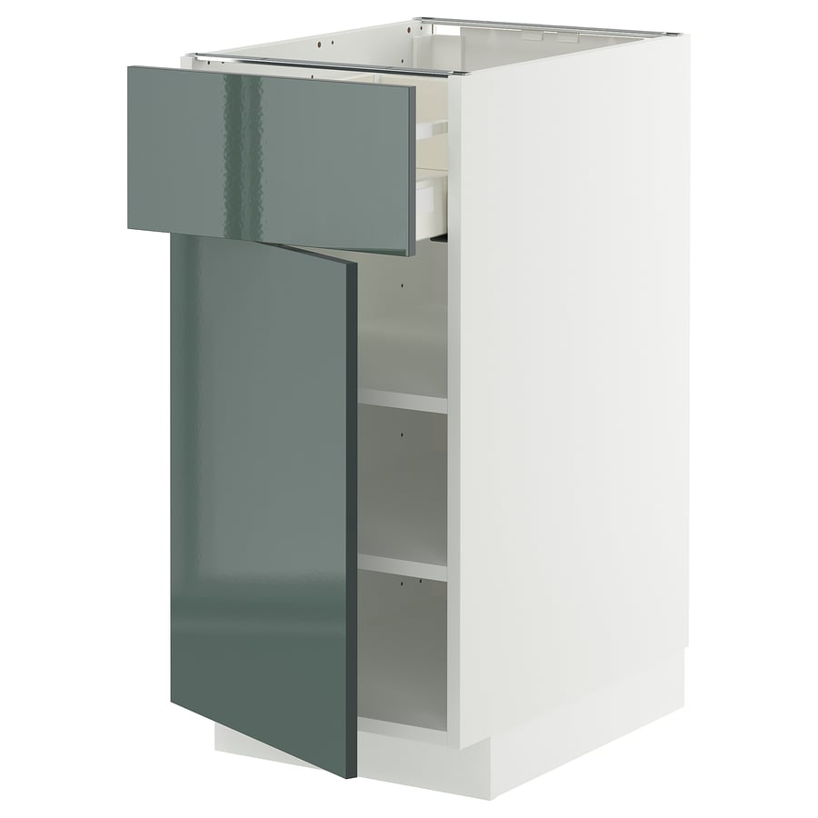 NICKEBO façade de tiroir, mat gris-vert, 61x13 cm (24x5) - CA