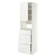 METOD / MAXIMERA Élément haut pr appareils encastrés, blanc/Ringhult blanc, 60x60x220 cm