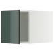 METOD Surmeuble, blanc/Kallarp gris-vert foncé brillant, 40x40 cm