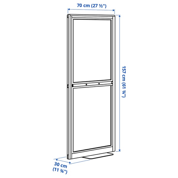 MITTZON Cloison acoustique à poser au sol, Gunnared beige, 70x157 cm