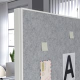 MITTZON Struct roul/tableau/tablet/bte câbl, blanc, 85x205 cm