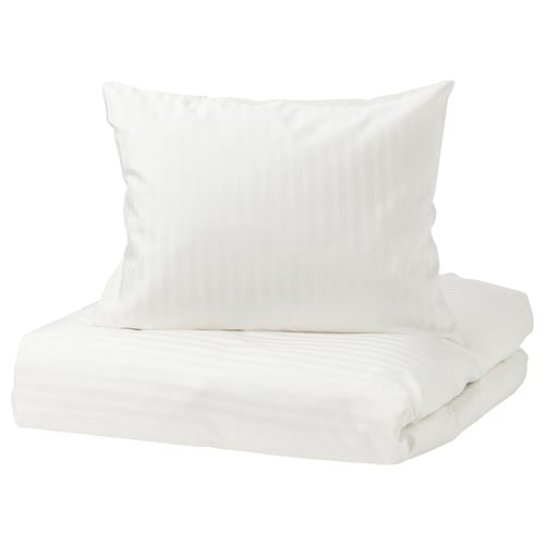 NATTJASMIN Housse de couette et 2 taies, blanc, 240x220/50x60 cm