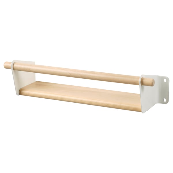 NEREBY Étagère murale, bouleau, 40x10 cm