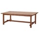 Option: NORDVIKEN Table extensible, vernis effet anc, 210/289x105 cm
