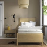 NORRSELE Surmatelas, blanc, 90x200 cm
