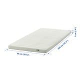 NORRSELE Surmatelas, blanc, 90x200 cm