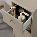 NORSÄLVEN Rangement, beige, 32x32x94 cm