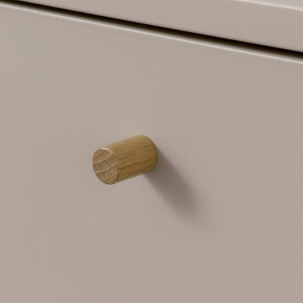 NORSÄLVEN Rangement, beige, 32x32x94 cm