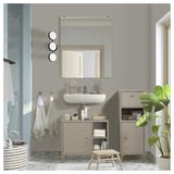NORSÄLVEN Rangement, beige, 32x32x94 cm